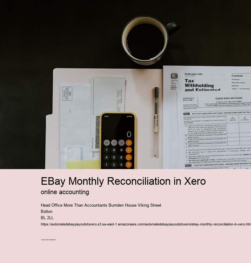 eBay Monthly Reconciliation in Xero