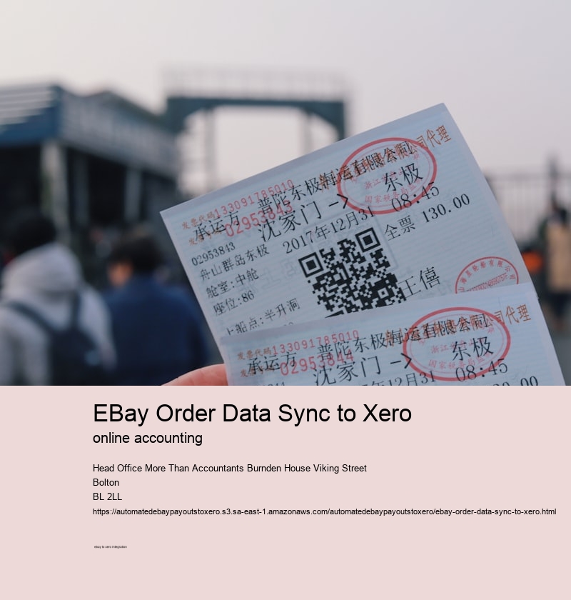 eBay Order Data Sync to Xero