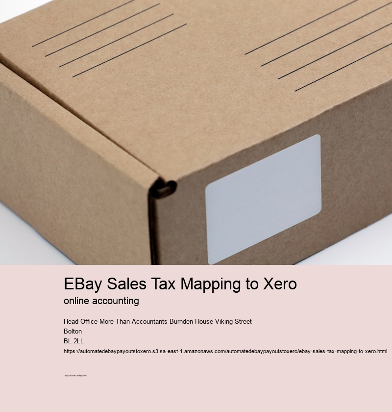 eBay Sales Tax Mapping to Xero